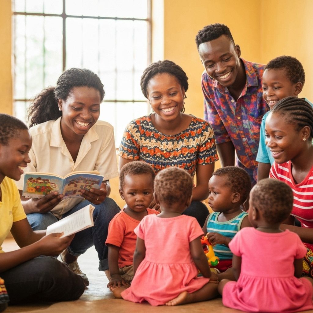 African community helping orphan children